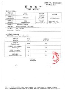 A193 B8M CL2 का लागि प्रमाणपत्र