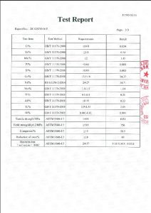 A453 660B का लागि प्रमाणपत्र