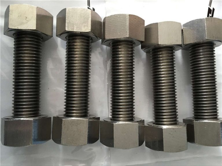 निकल मिश्र धातु 400 en2.4360 नट फास्टनरको साथ पूर्ण धागा रड