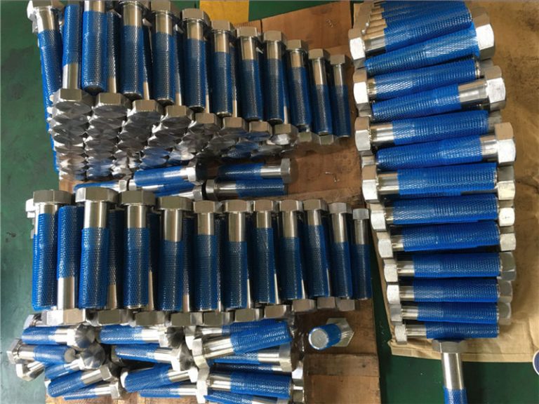 sus 304l en1.4306 ss फास्टनर हेक्स बोल्ट iso4014 आधा थ्रेड